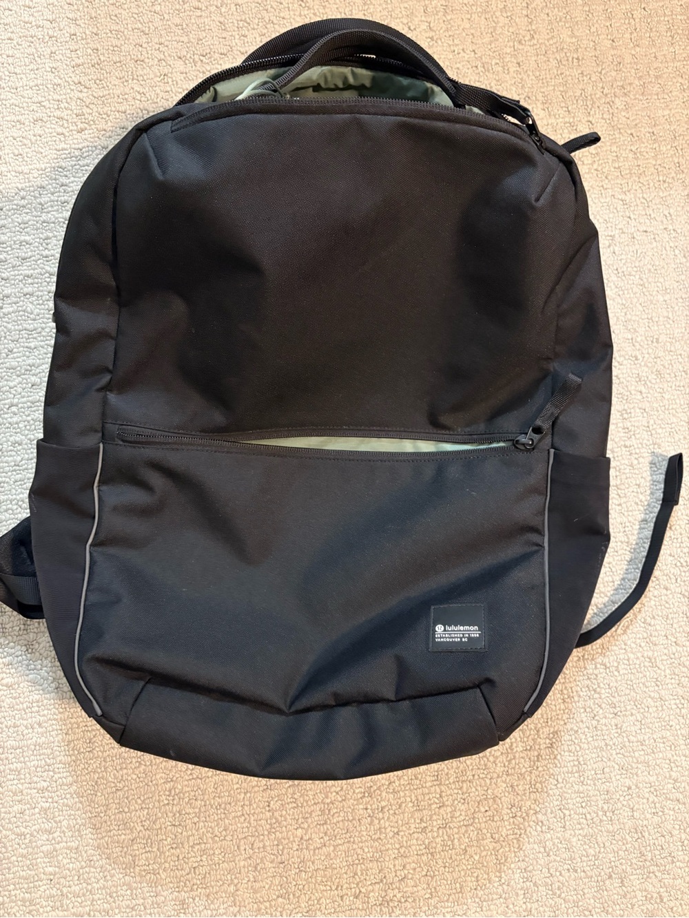 lululemon athletica Black crew 22 litre backpack